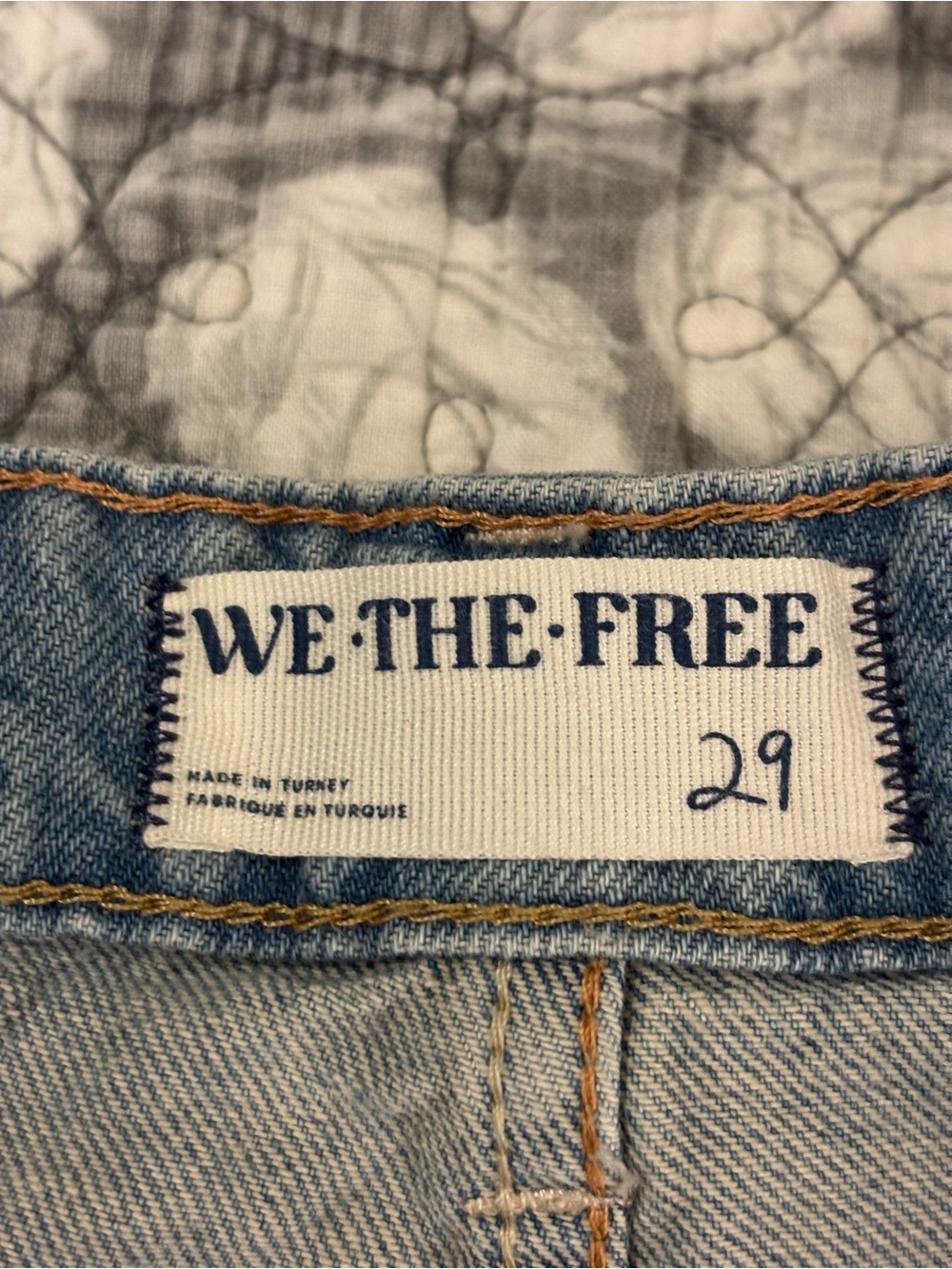 We The Free Light Blue High-Rise Denim Shorts - Picture 12 of 12